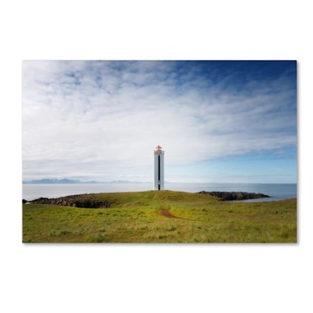 Philippe Sainte-Laudy 'Lighthouse Kalfshamars' Canvas Art,16x24